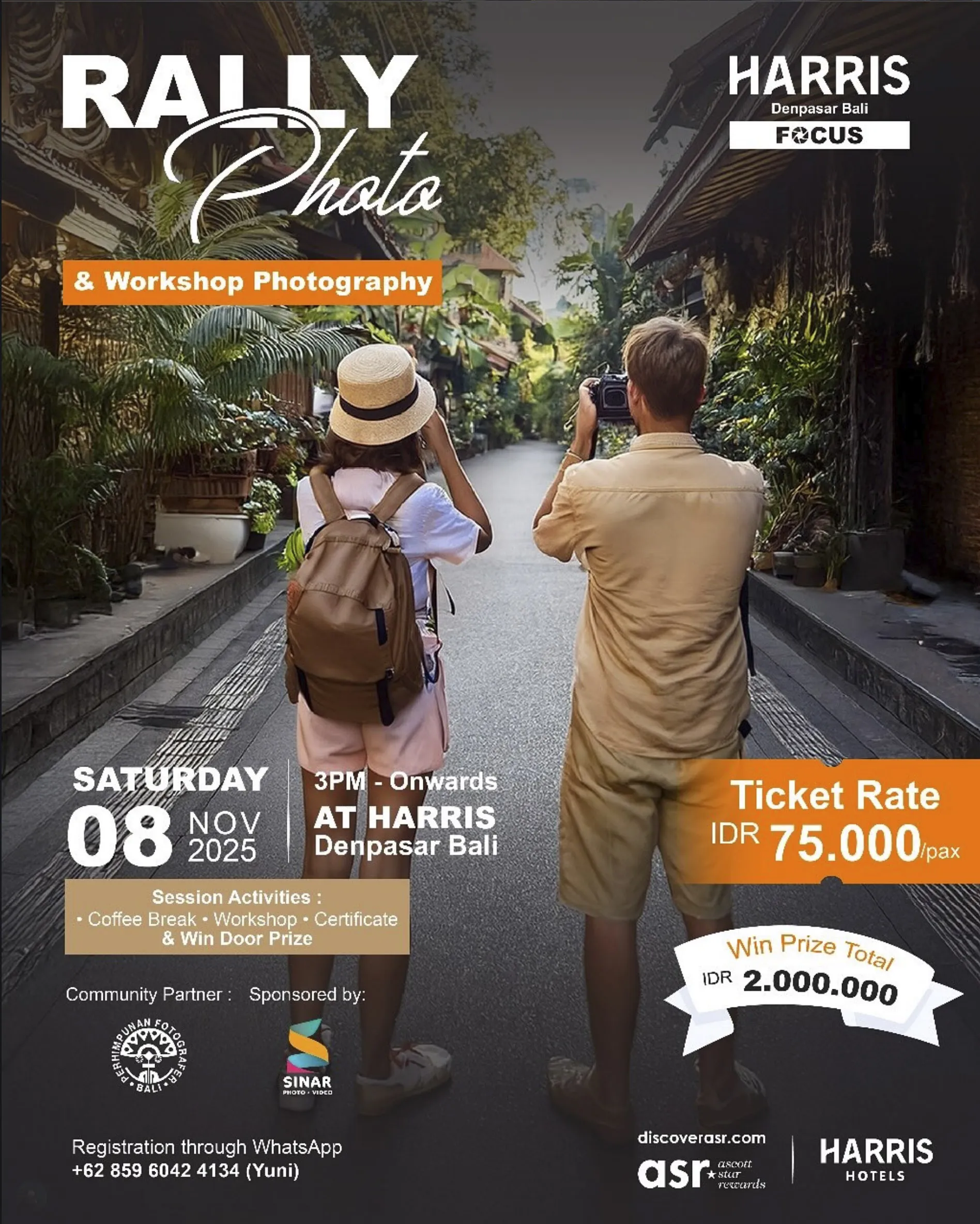 HARRIS Denpasar FOCUS for a fun and challenging Rally Photo & Workshop