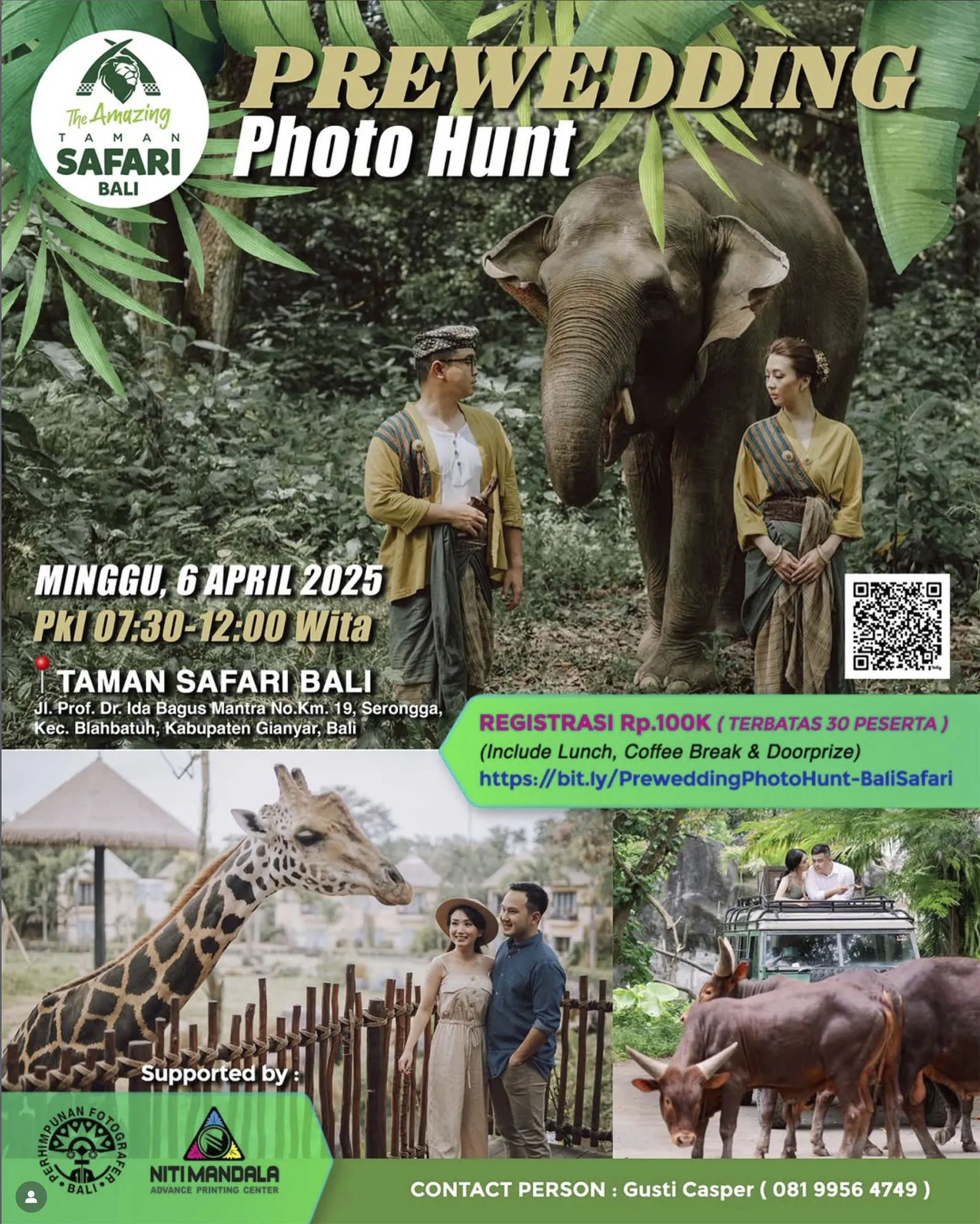 Prewedding Photo Hunt - Bali Safari