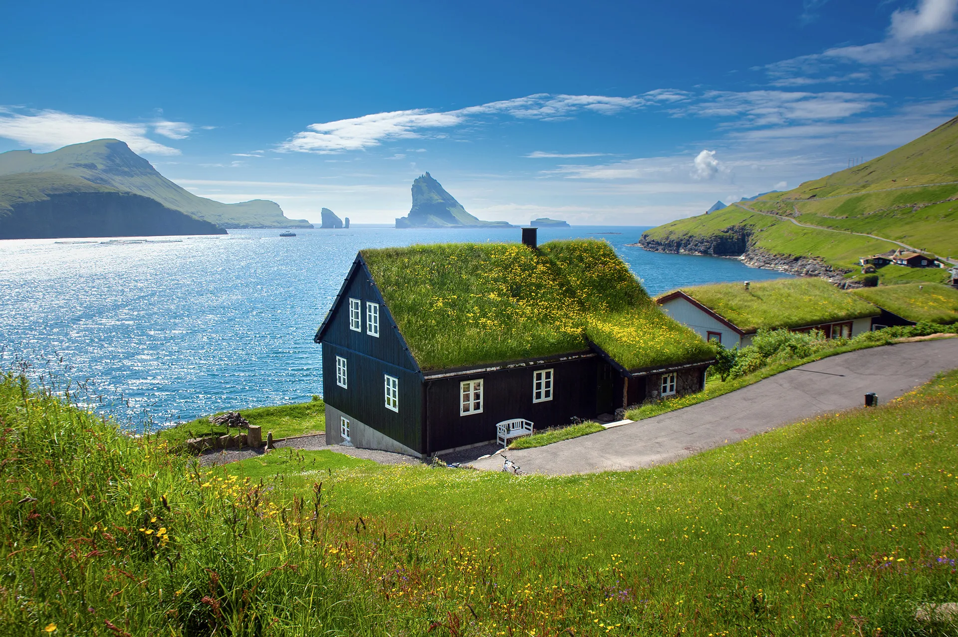 Kollafjofdur Faroe Island